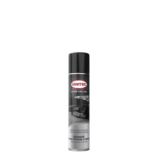 Sintec Пенный очиститель стекол Foam Glass Cleaner 400мл (аэрозоль) (ПТ)