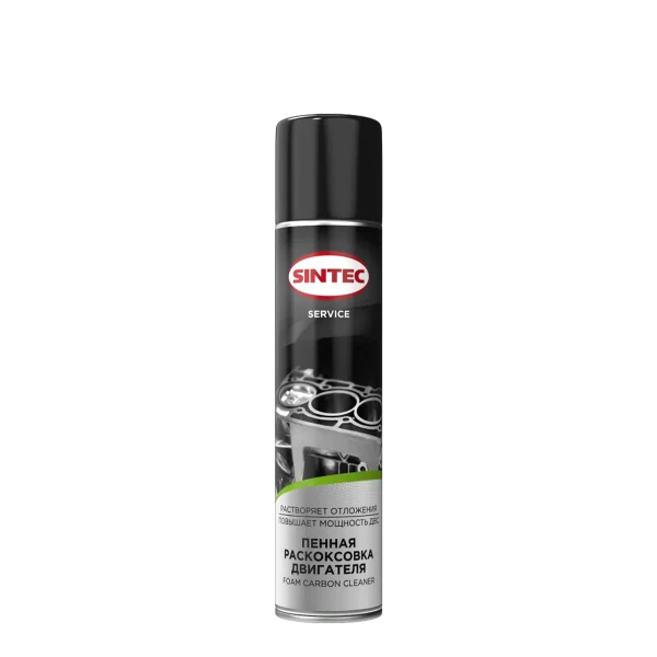 Sintec Пенная раскоксовка двигателя Foam Carbon Cleaner 400мл (аэрозоль) (ПТ)