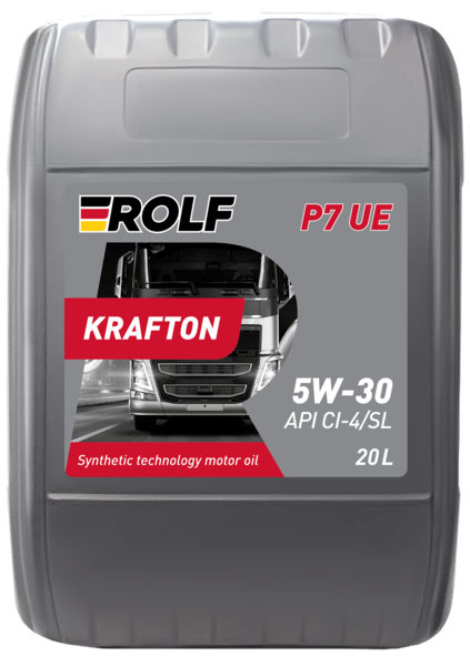 Масло моторное полусинтетическое Rolf Krafton P7 UE 5W-30 20л
