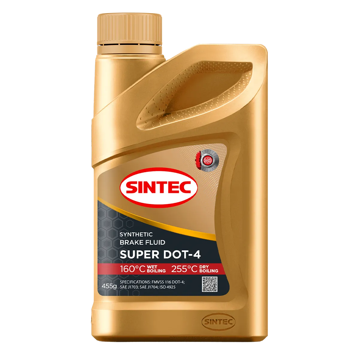 Жидкость тормозная Sintec Super DOT-4 455г.