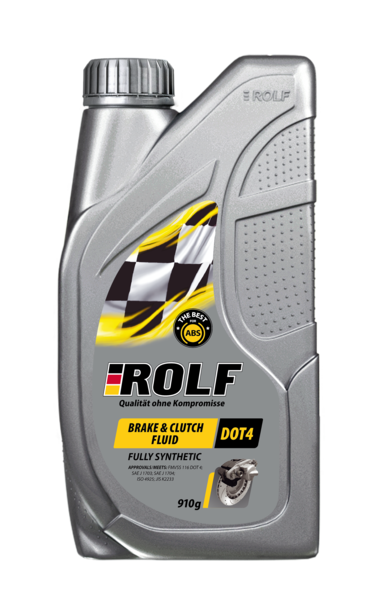 Жидкость тормозная Rolf Brake&Clutch Fluid DOT-4 910г