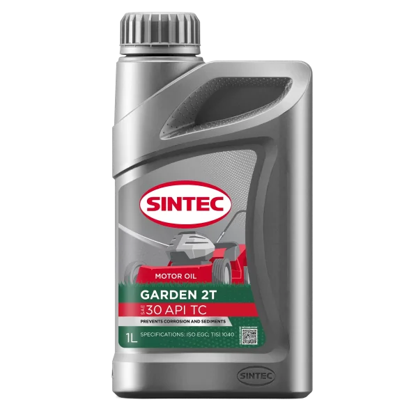 Масло моторное для двухтактных двигателей Sintec Garden 2T API TC 1л