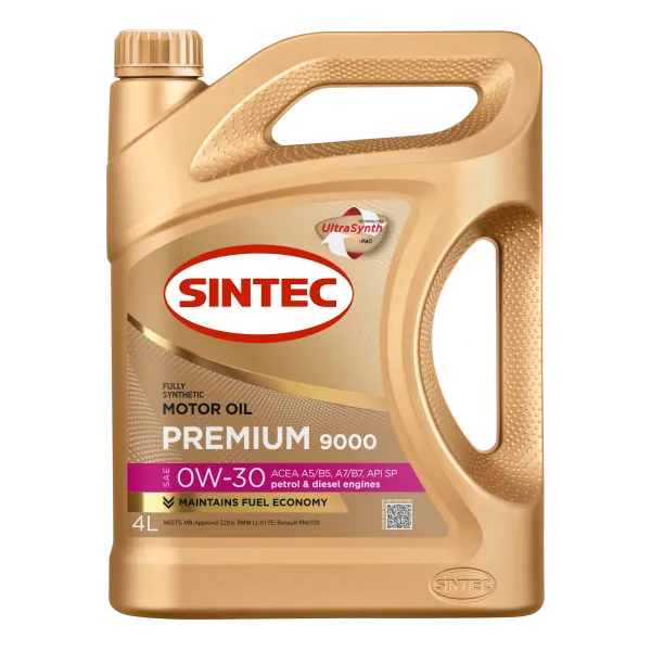 Sintec Premium 9000 0W-30 A5/B5 SP 4л