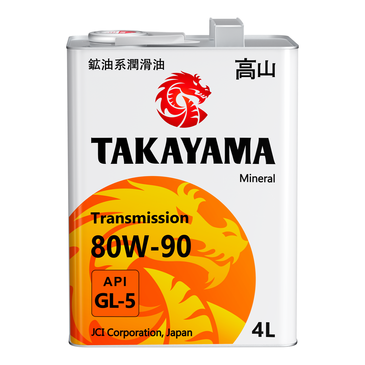 Масло трансмиссионное минеральное Takayama Transmission SAE 80W-90 API GL-5 4л (металл)