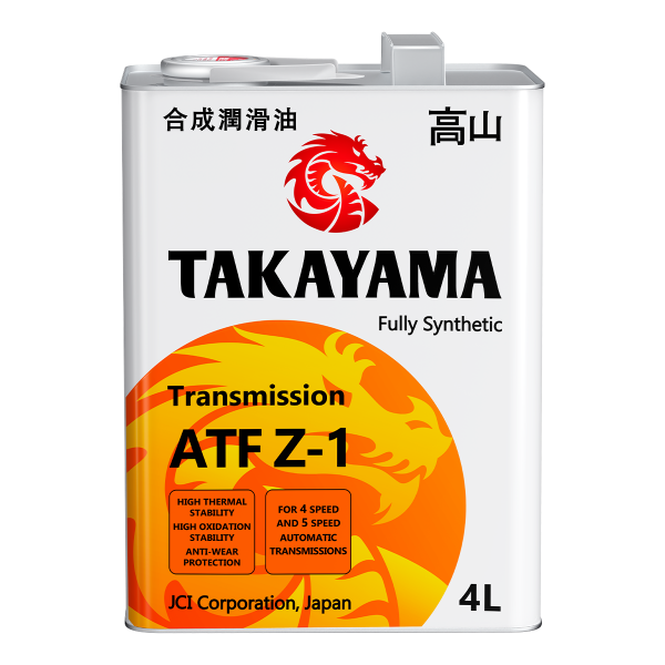 Жидкость для автоматических трансмиссий Takayama Transmission ATF Z-1 4л (металл)