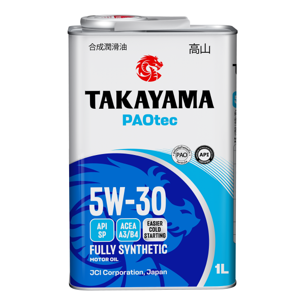 Takayama PAOtec 5W-30 A3/B4 SP 1л (металл)