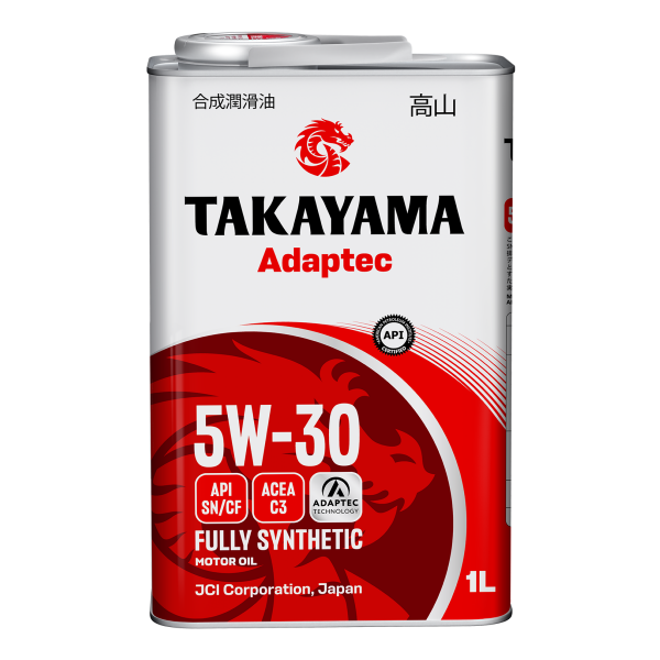 Масло моторное синтетическое Takayama Adaptec SAE 5W-30 ACEA C3 API SN/CF 1л (металл)