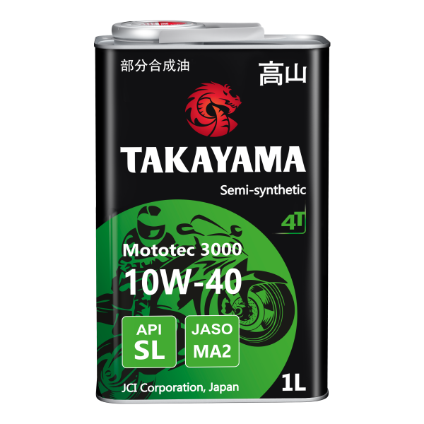 Takayama Mototec 3000 4T 10W-40 SL MA2 1л