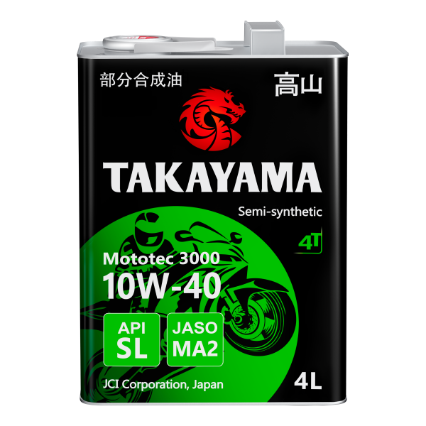 Takayama Mototec 3000 4T 10W-40 SL MA2 4л