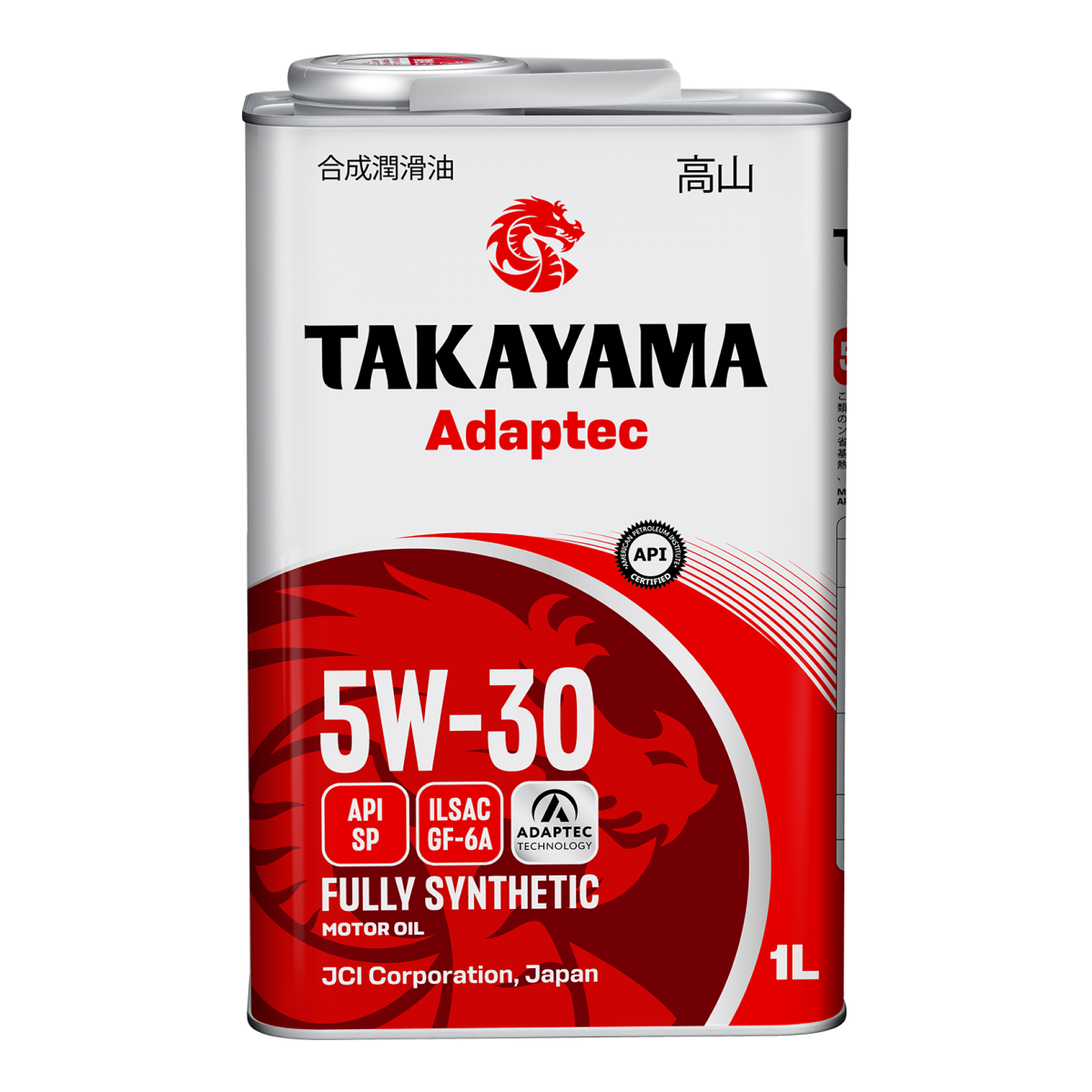Масло моторное синтетическое Takayama Adaptec SAE 5W-30 ILSAC GF-6A API SP 1л (металл)
