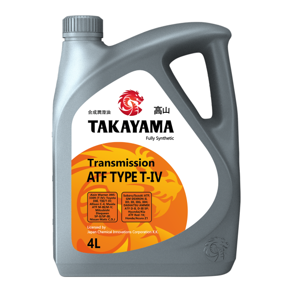Takayama Transmission ATF Type T-IV 4л