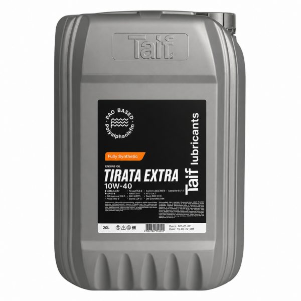 TAIF TIRATA EXTRA 10W-40  ACEA E4, API CI-4 (20L)