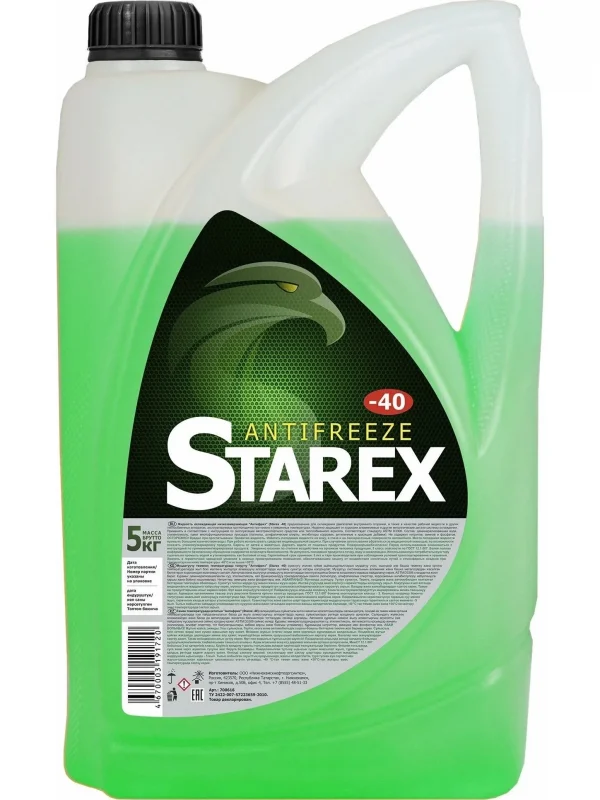 Starex Antifreeze green -40 5кг (Север)