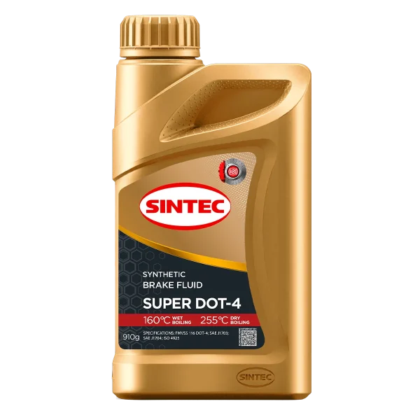 Жидкость тормозная Sintec Super DOT-4 910г