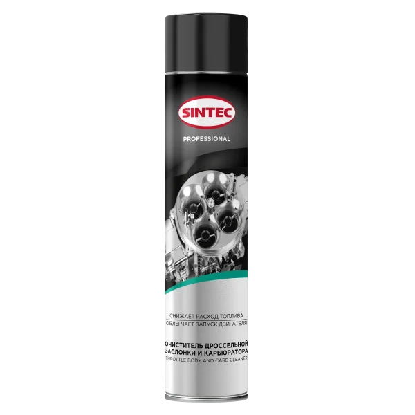 Sintec Очиститель дроссельной заслонки и карбюратора Throttle Body And Carb Cleaner 1л