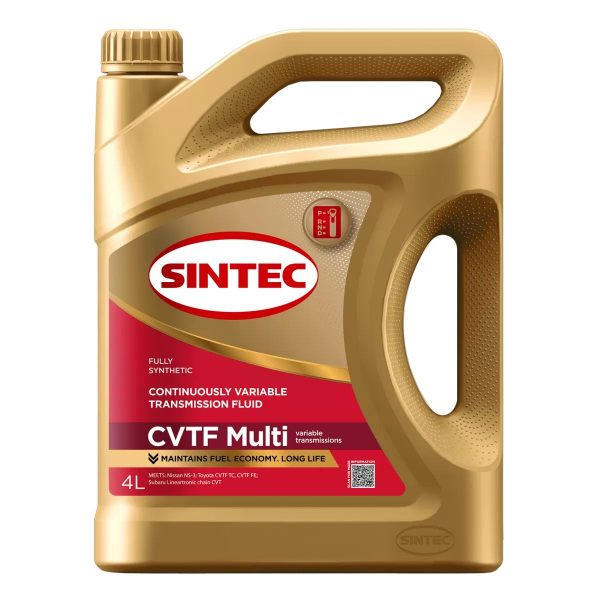 Жидкость для бесступенчатых трансмиссий Sintec CVTF Multi 4л Акция 4+1