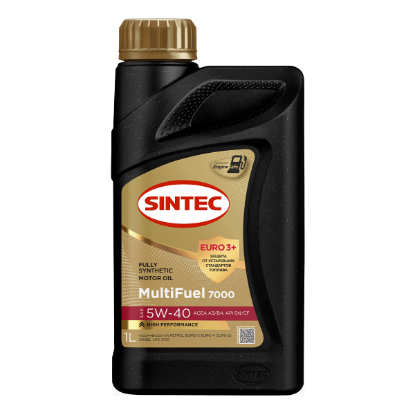 Sintec Multi Fuel 7000 5W-40 A3/B4 SN/CF 1л