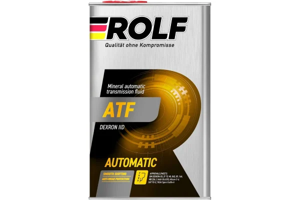Жидкость для автоматических трансмиссий Rolf ATF IID 1л (металл)