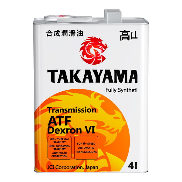 Takayama Transmission ATF Dexron VI 4л (металл)