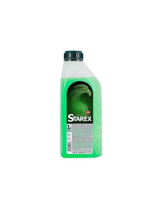 Жидкость охлаждающая низкозамерзающая Starex Antifreeze green -40 1кг