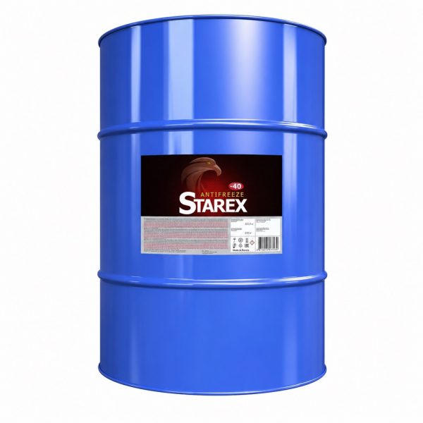 Жидкость охлаждающая низкозамерзающая Starex Тосол синий -40 210кг (металл)