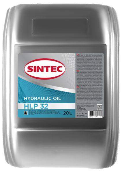 Масло гидравлическое Sintec Hydraulic HLP 32 20л